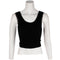 Front Tie Crop with Lace Trim - Denny's