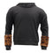 Hoody with Leopard Fur Cuffs - Denny's