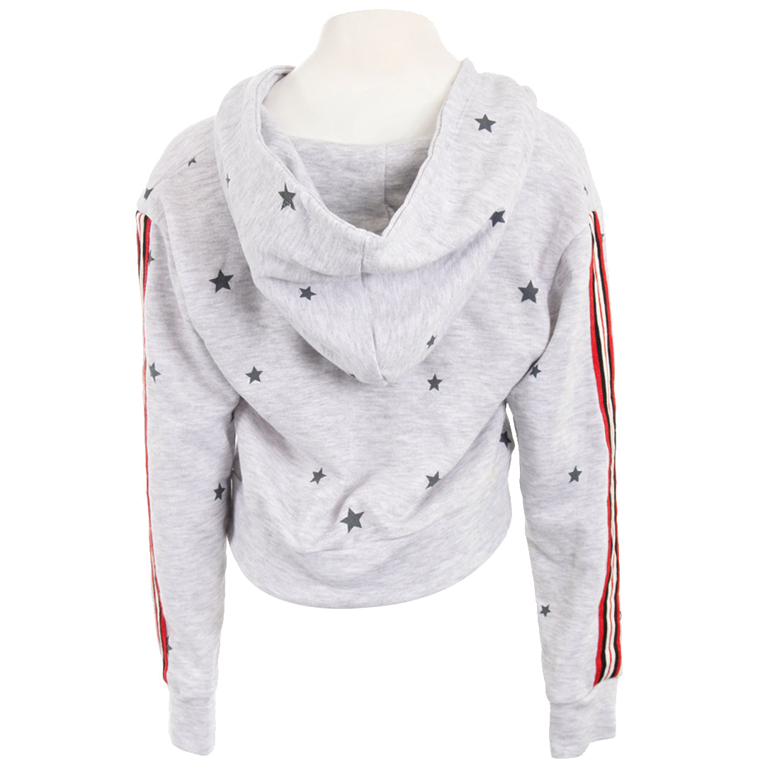 Sweatshirt with Red Stripe and Grey Stars - Denny's