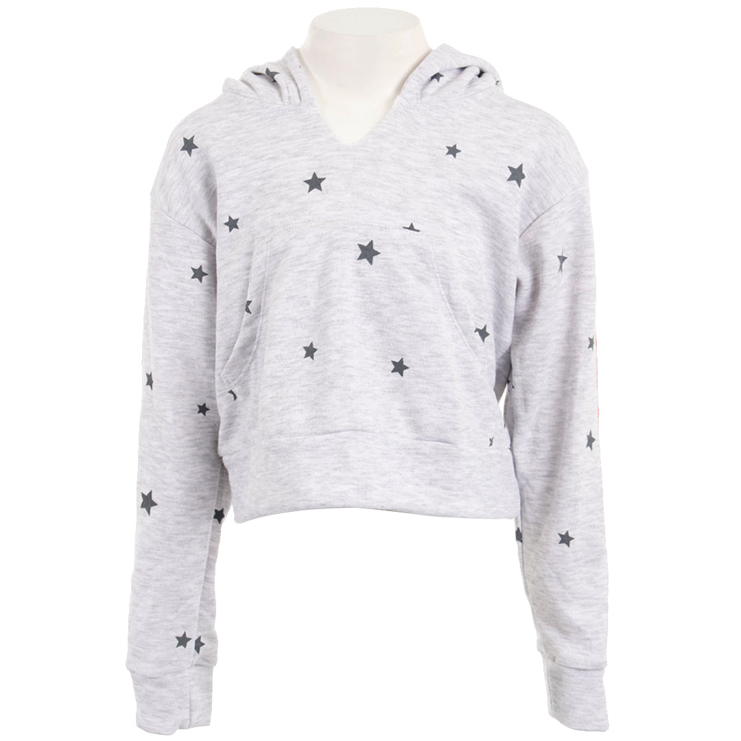 Sweatshirt with Red Stripe and Grey Stars - Denny's