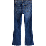 Low Rise Fray Hem Flare - Denny's