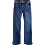 Low Rise Fray Hem Flare - Denny's