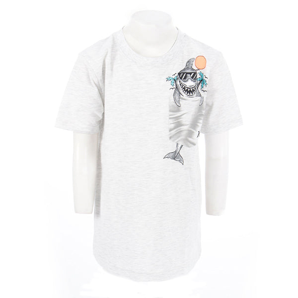 Shark Pocket Tee - Denny's