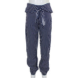 Jogger with Stripe and Front Tie - Denny's