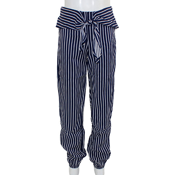 Jogger with Stripe and Front Tie - Denny's