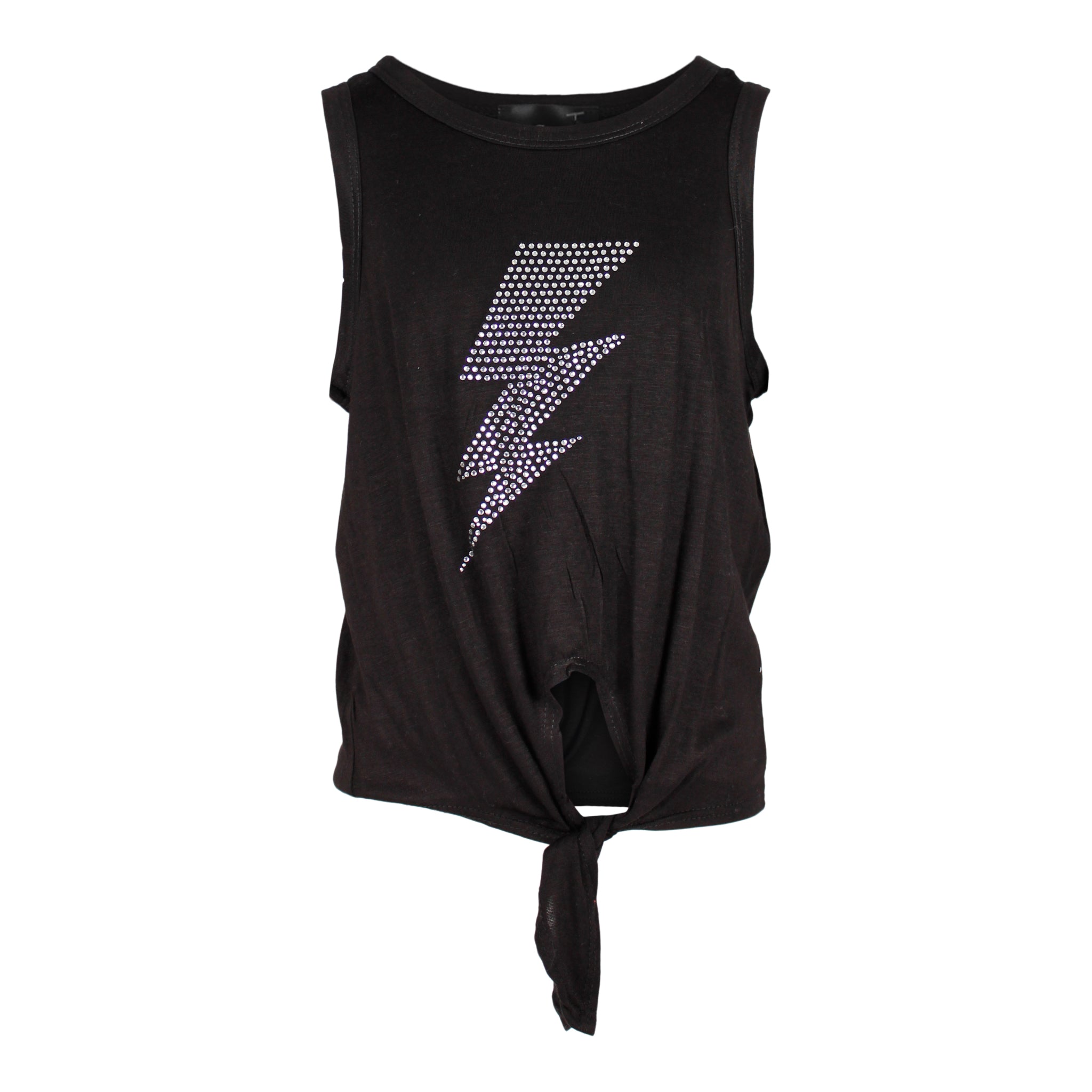 Knot Front Tank with Rstone Lightning Bolt - Denny's