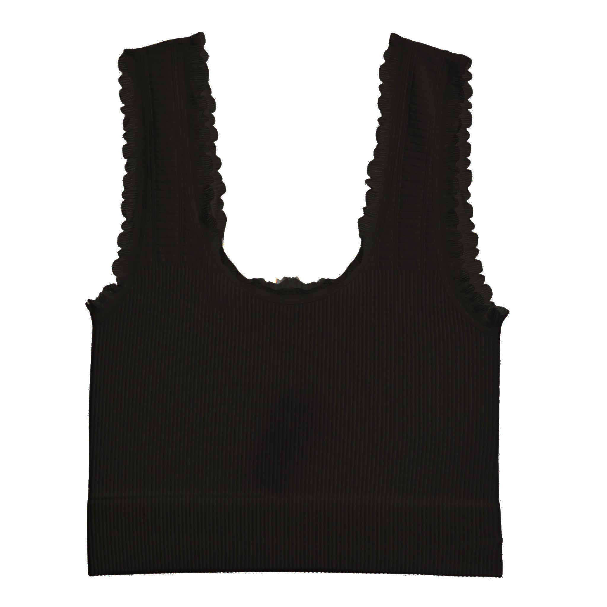 Ruffle Crop Tank - Denny's