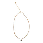 Seed Bead Smiley Necklace - Denny's