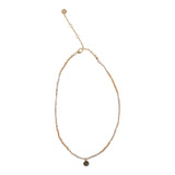Seed Bead Smiley Necklace - Denny's