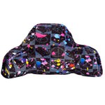 Checker Splatter Fuzzy Lounge Pillow - Denny's