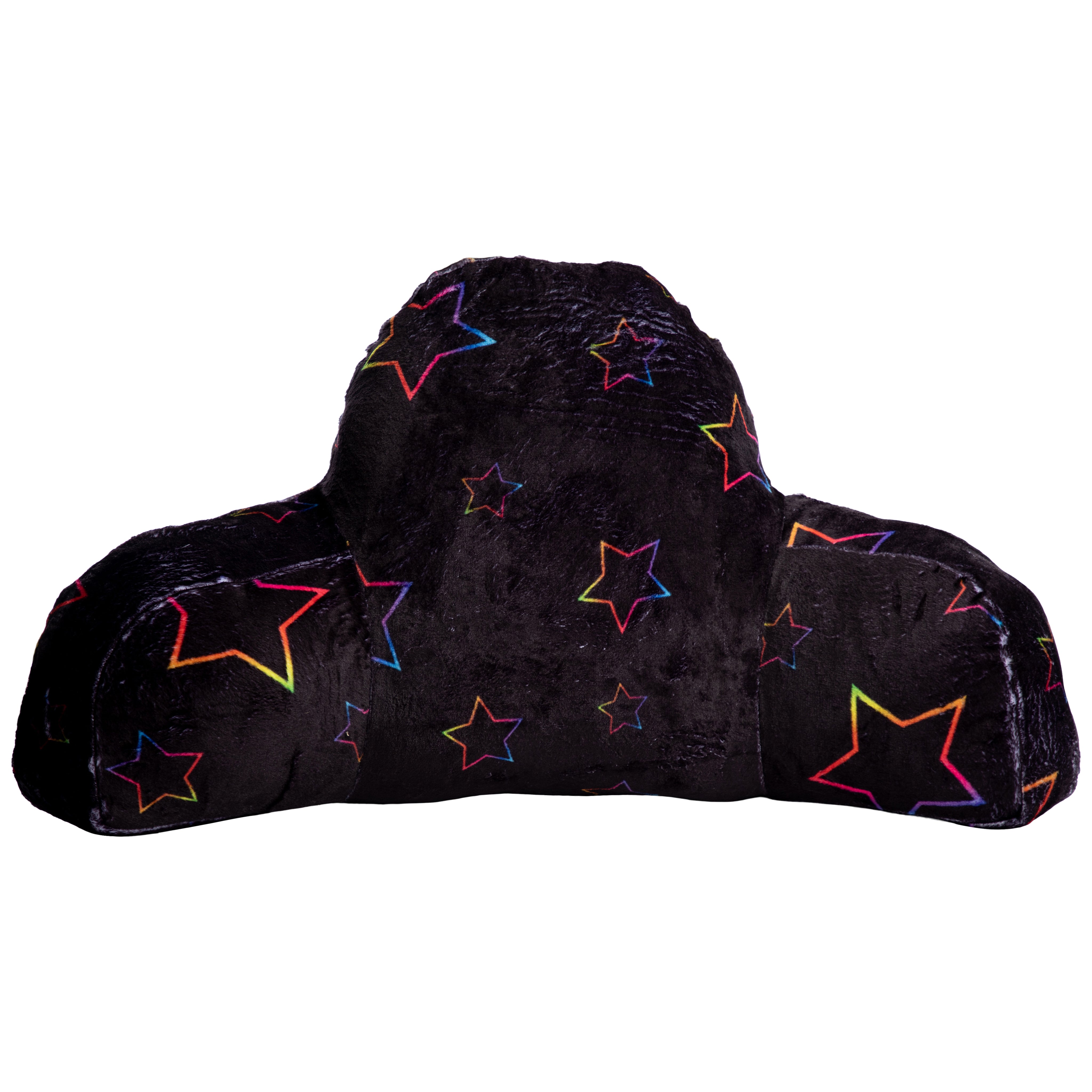 Rainbow Stars Fuzzy Lounge Pillow - Denny's