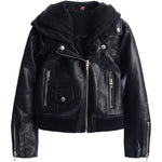 Worth It Leather Hooded Jacket - Denny's
