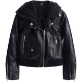 Worth It Leather Hooded Jacket - Denny's