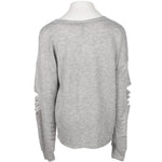 Long Sleeve Top with Cut Sleeves and Neon Love - Denny's