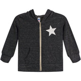 Super Cool With Stars Zip Hoodie - Denny's