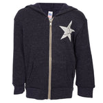 White Stars Triblend Zip Hoodie - Denny's