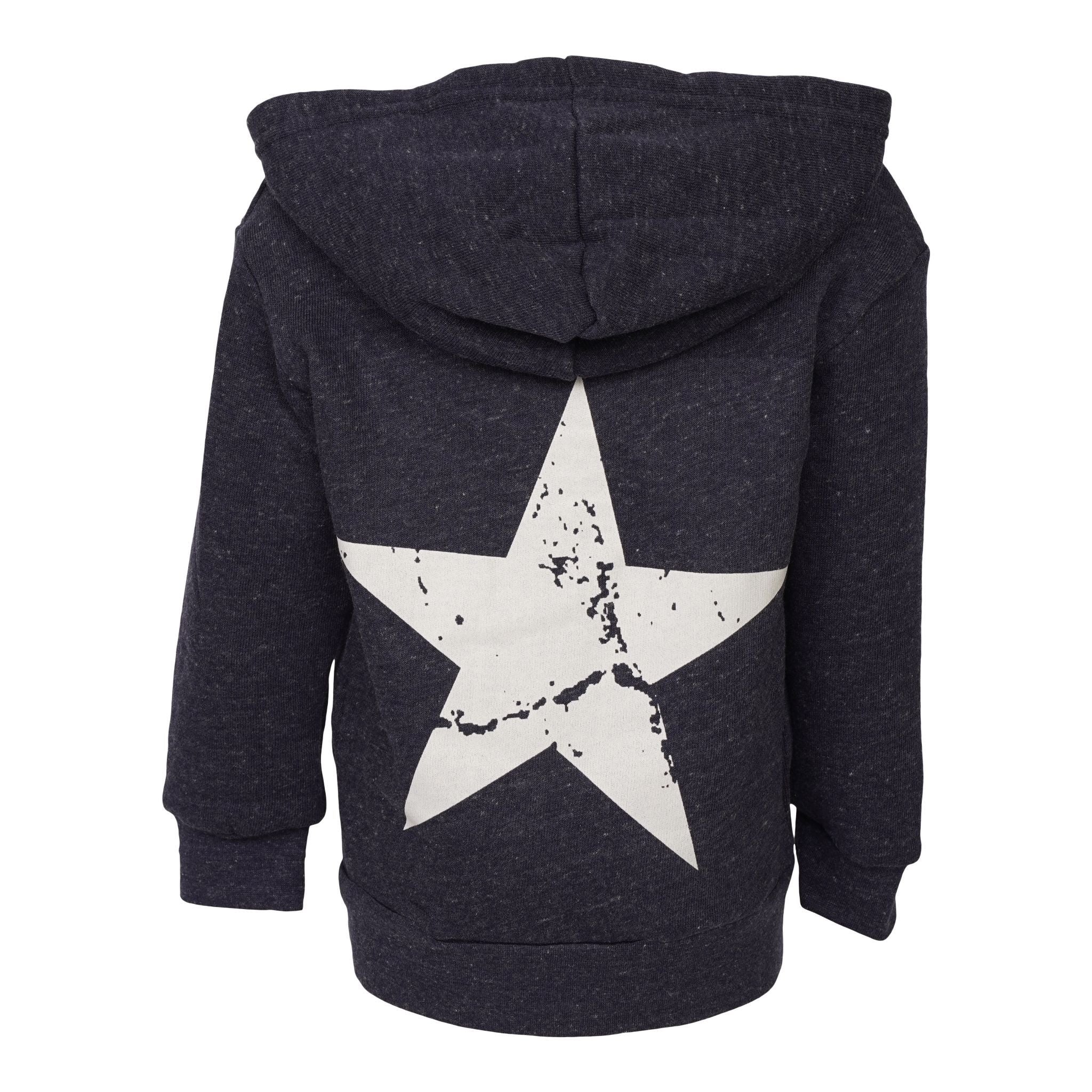White Stars Triblend Zip Hoodie - Denny's