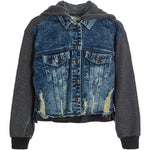 Combo Crop Hooded Jacket - Denny's