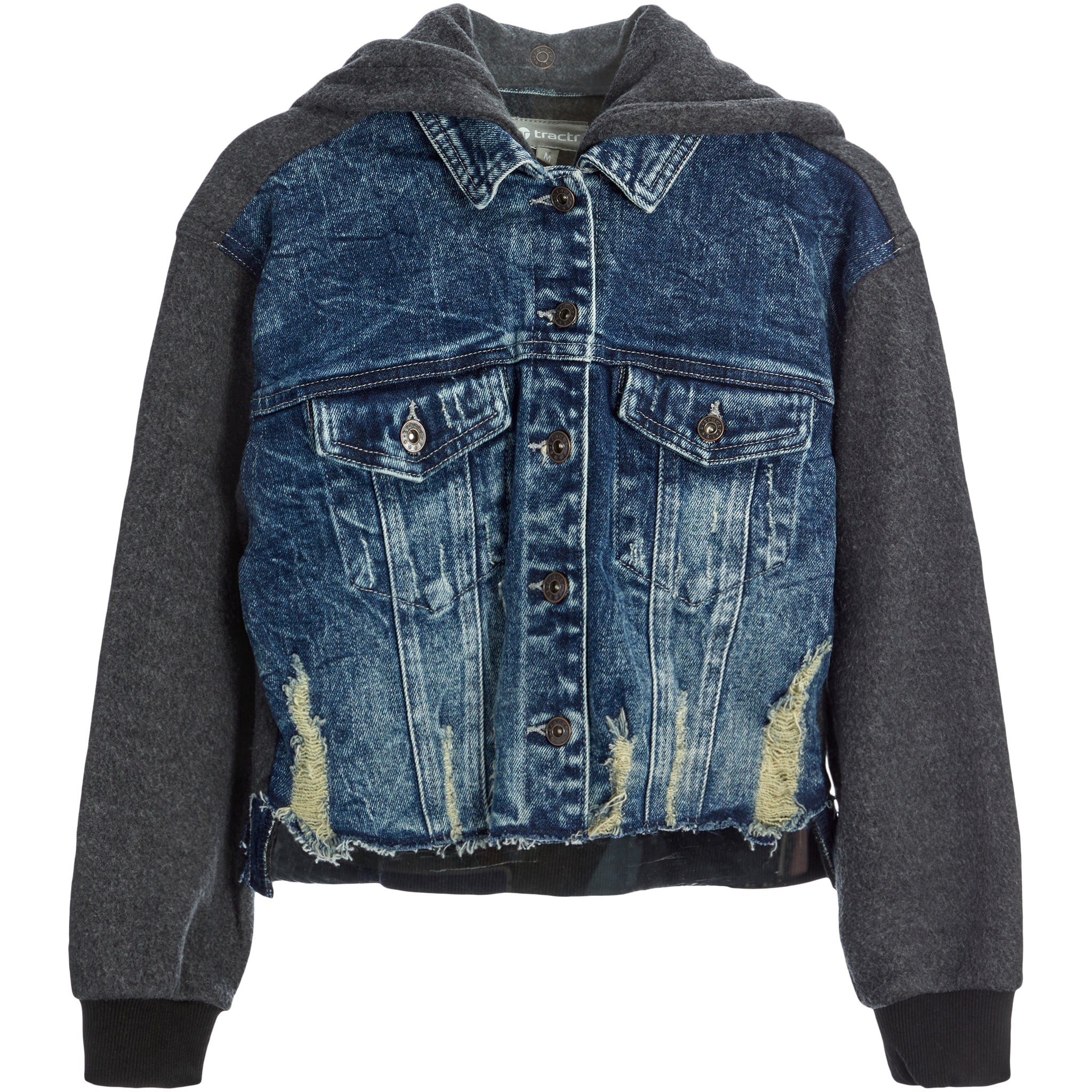 Combo Crop Hooded Jacket - Denny's