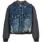 Combo Crop Hooded Jacket - Denny's