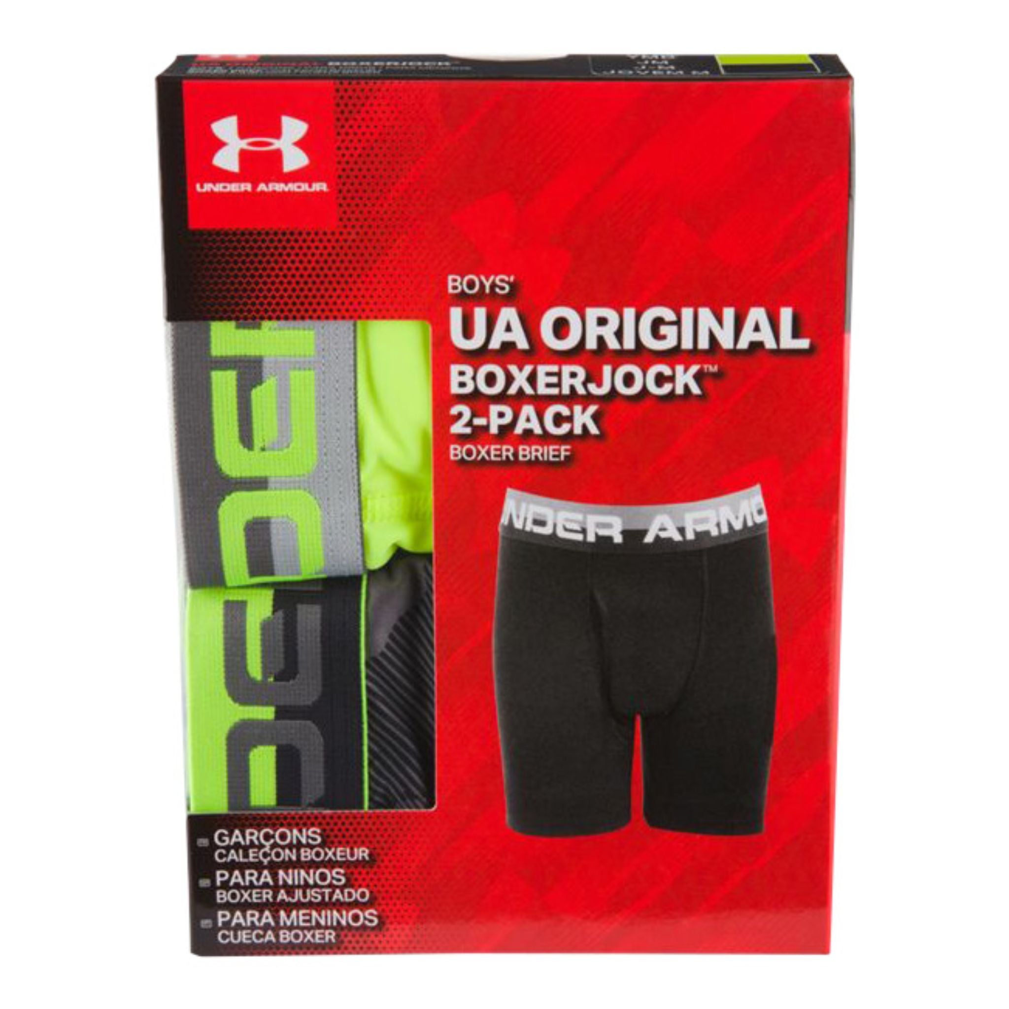 Two Pack Camo Graphite Yellow Boxer Brief - Denny's