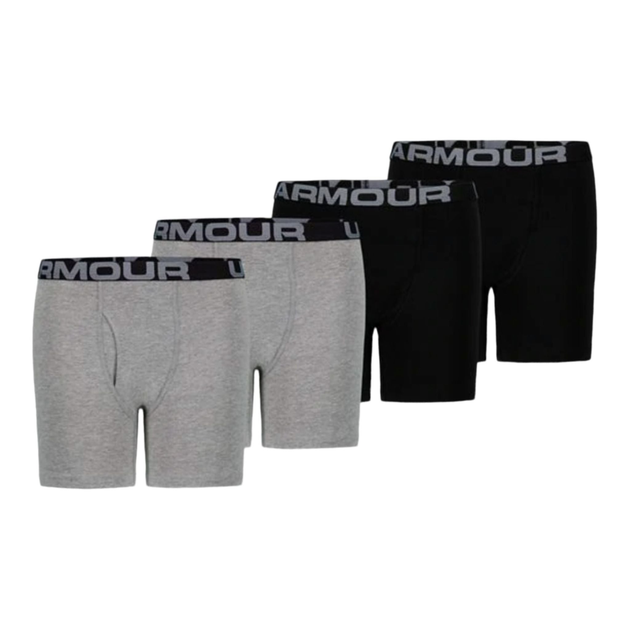 4pk Cotton/Poly boxer brief - Denny's
