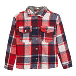 Flannel Hooded Shacket - Denny's