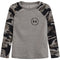 Camo Raglan Sleeve Tee - Denny's