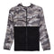 Camo Color Block Micro Fleece Hooded Jacket - Denny's