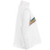 Short Sleeve Muscle Tee with Side Stripe Rainbow - Denny's
