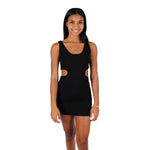 Side Cut Out Mini Dress - Denny's