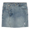 Off Centered Button Skirt - Denny's
