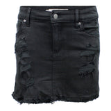 Distressed Denim Skirt - Denny's