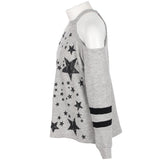 Long Sleeve Cold Shoulder with Stars - Denny's