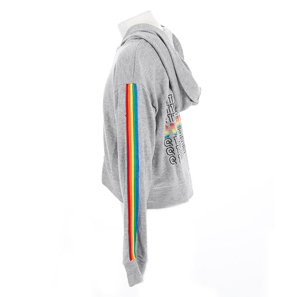 Zip Hoody with Rainbow and Sunshine Down Arm - Denny's