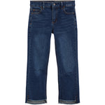 High Rise Destruction High Low Hem Crop Jean - Denny's