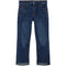 High Rise Destruction High Low Hem Crop Jean - Denny's