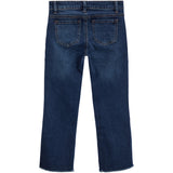 High Rise Destruction High Low Hem Crop Jean - Denny's