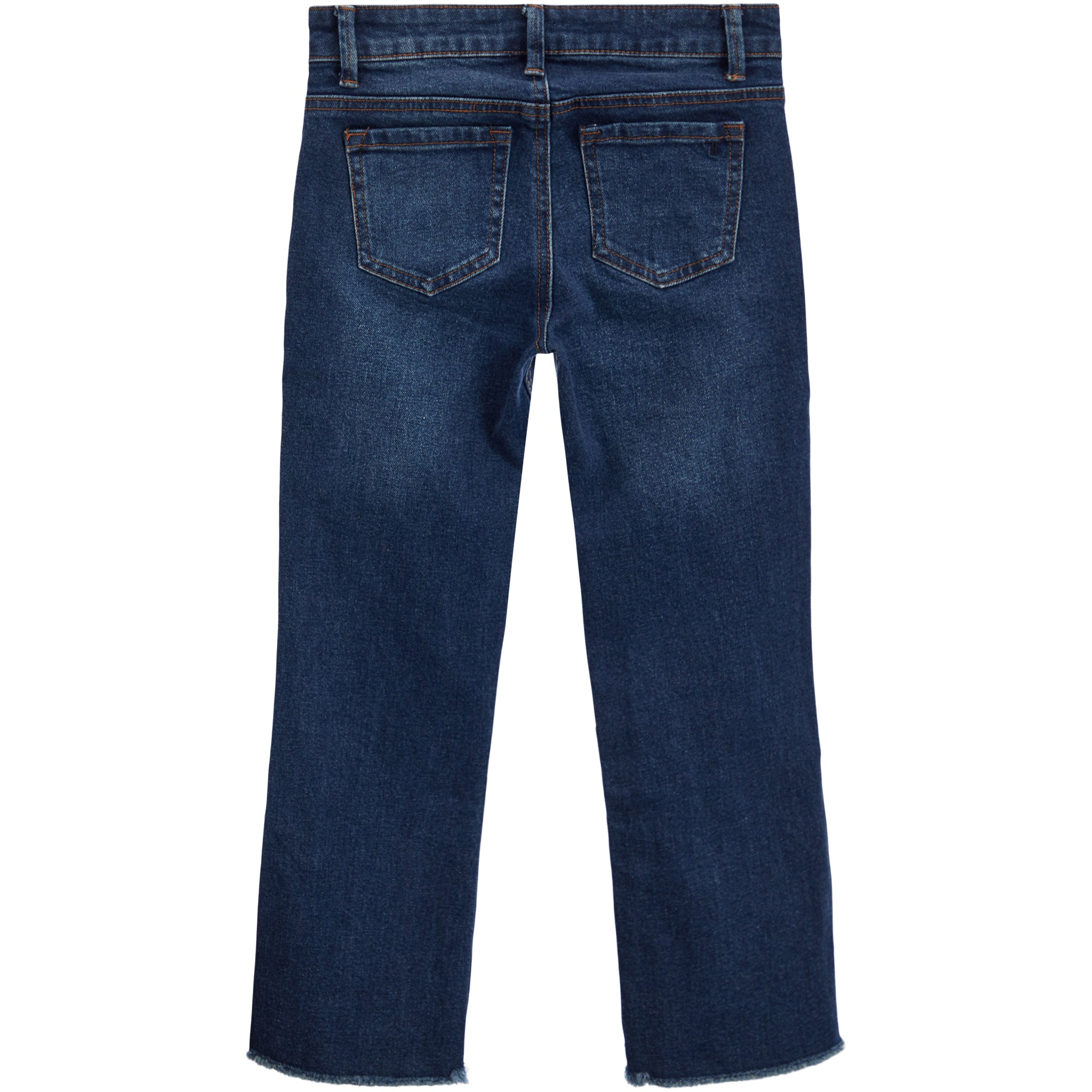 High Rise Destruction High Low Hem Crop Jean - Denny's