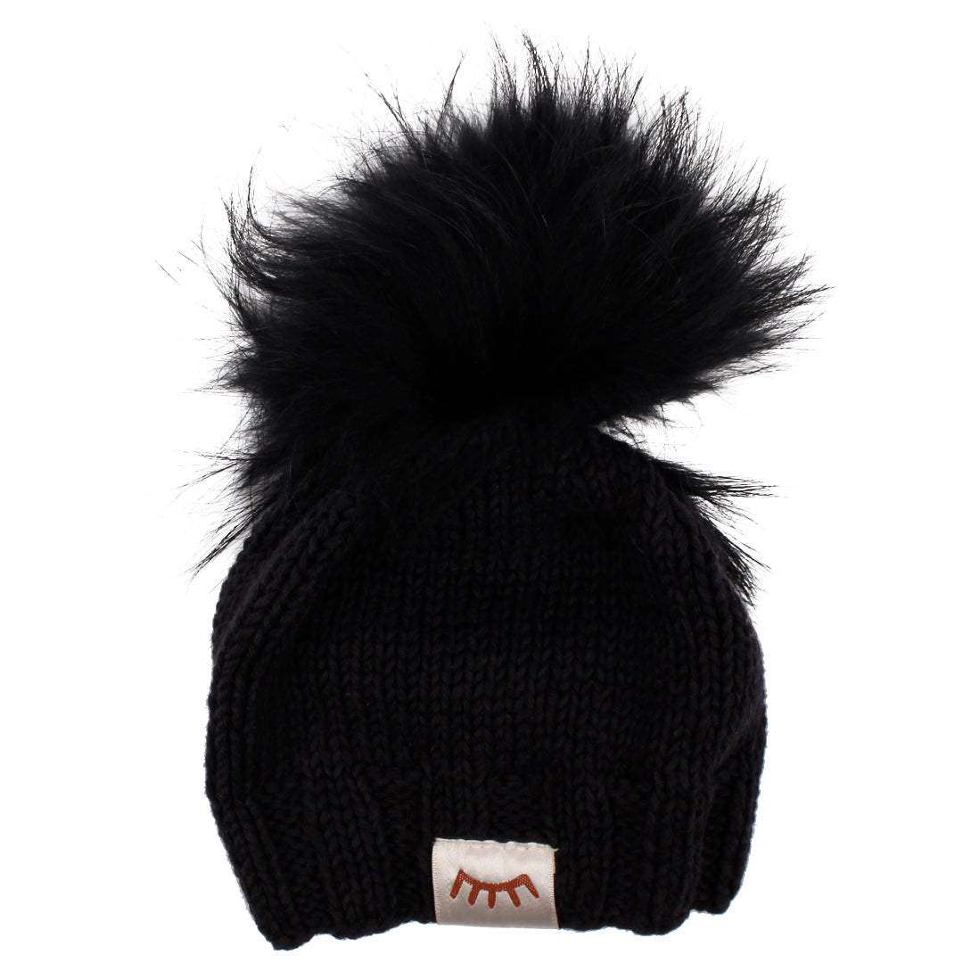 Knit Hat with Pom Pom - Denny's