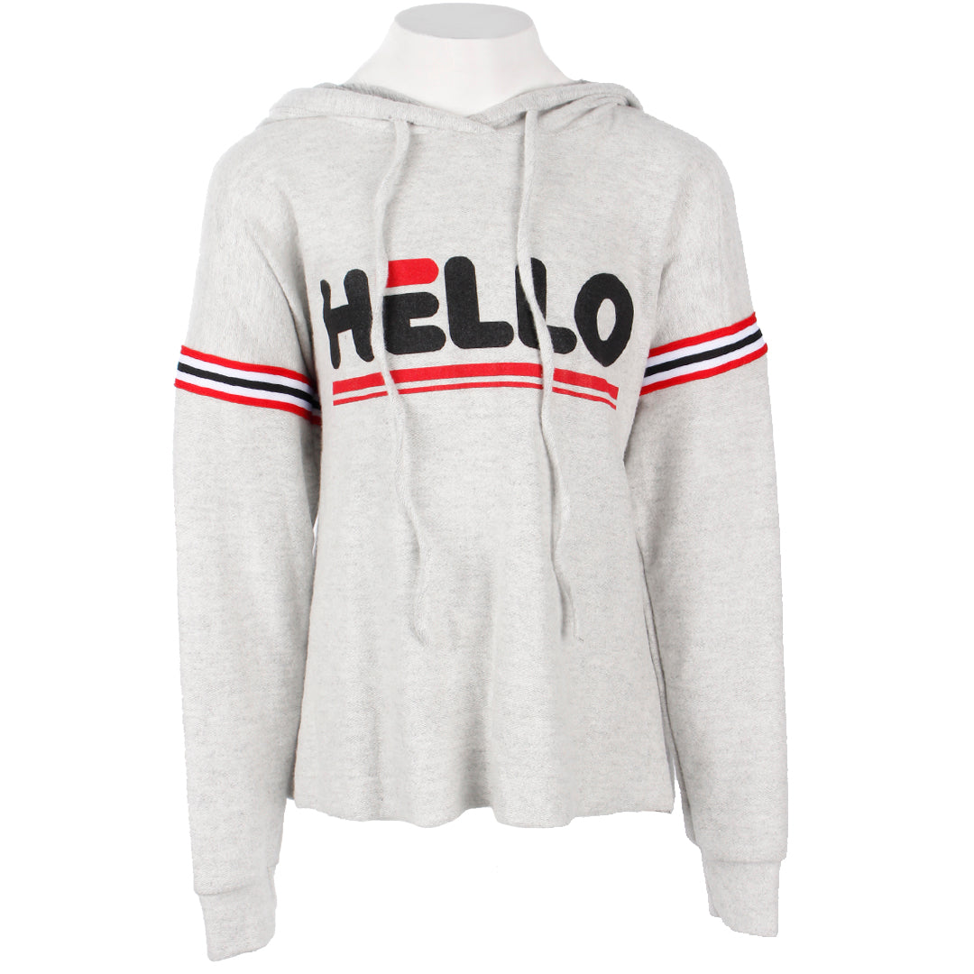 Long Sleeve Hoody Stripe with Hello - Denny's