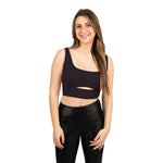Ribbed Crop Cutout Tank - Denny's