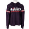 Long Sleeve Hoody Stripe with Hello - Denny's
