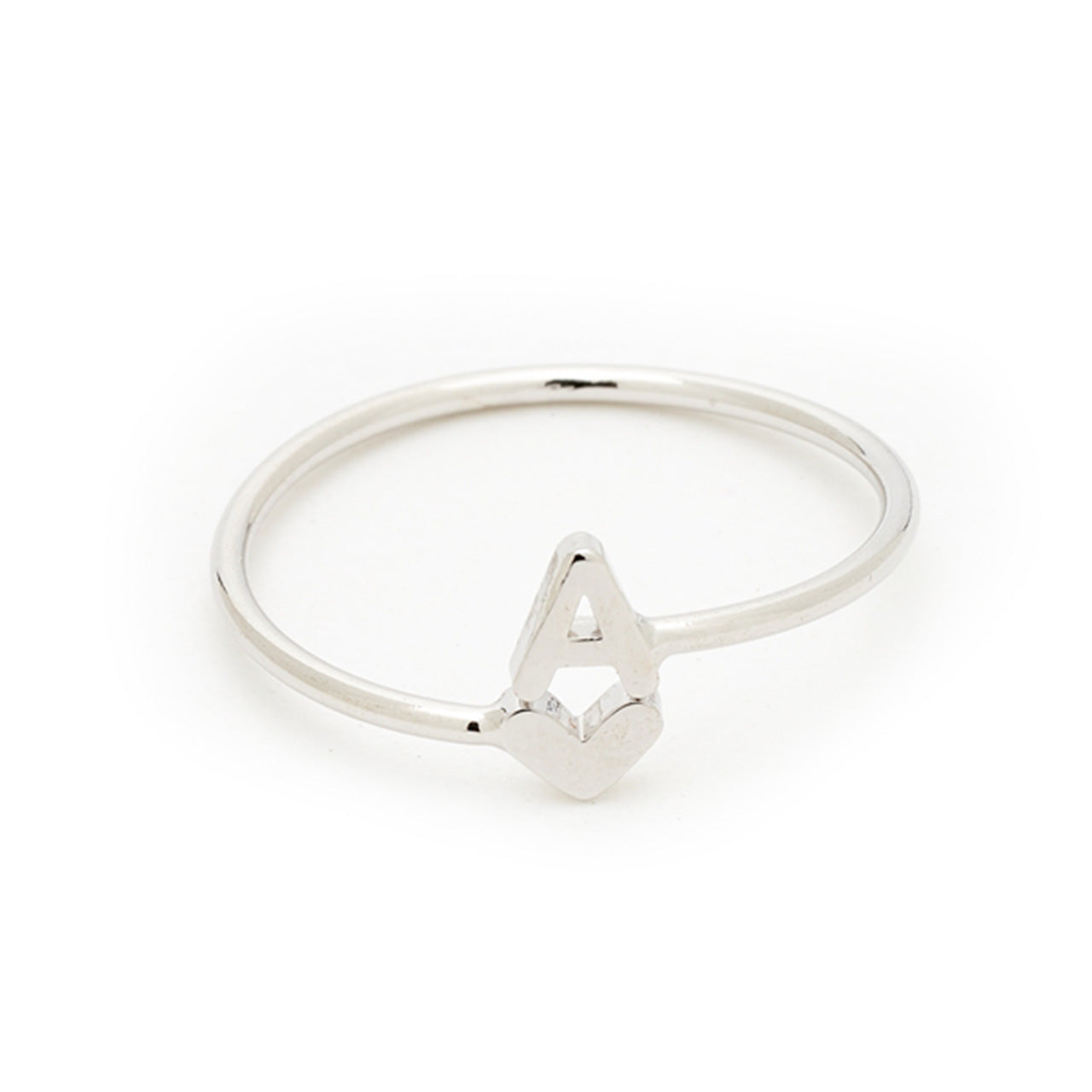 A Heart Initial Ring - Denny's