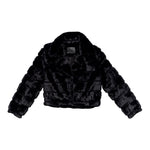 Superstar Faux Fur Open Front Jacket - Denny's