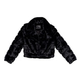 Superstar Faux Fur Open Front Jacket - Denny's