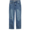 Straight Crop Fray Hem Jean - Denny's