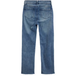 Straight Crop Fray Hem Jean - Denny's
