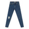 Mid Rise Destructed Denim - Denny's