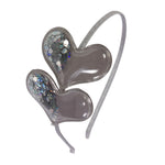2 Heart HeadBand with Confetti - Denny's